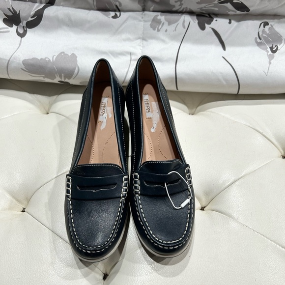 Geox wedge loafers NEW size 38 / 8 - Picture 3 of 9